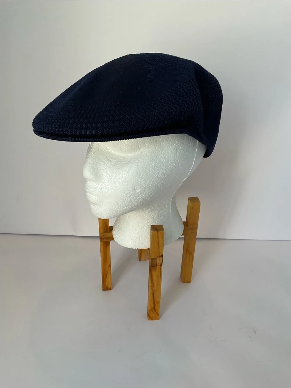 Men’s Kangol Ventair Navy Blue Flat Cap Newsboy Hat